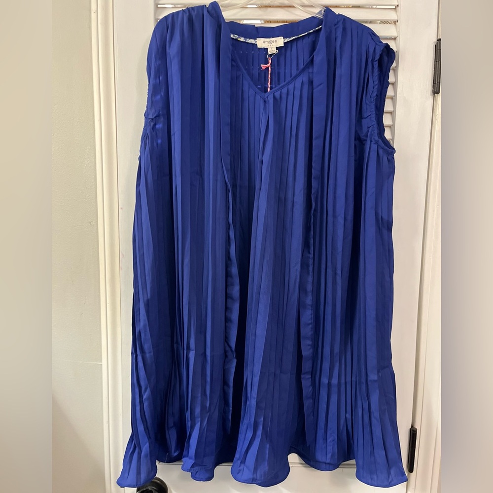 Umgee pleated flowy dress